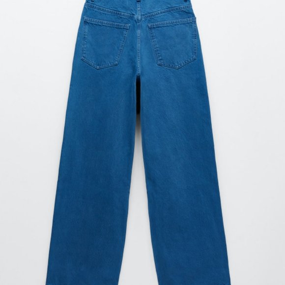 Wide Leg Vintage 70's Denim Jeans - Picture 3 of 5